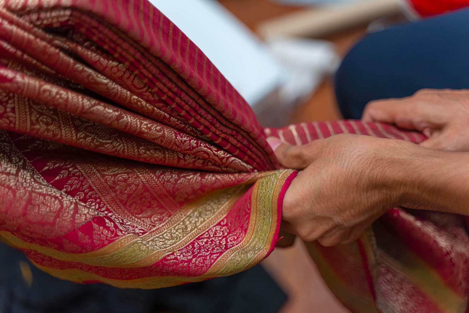 Silk saree for bride